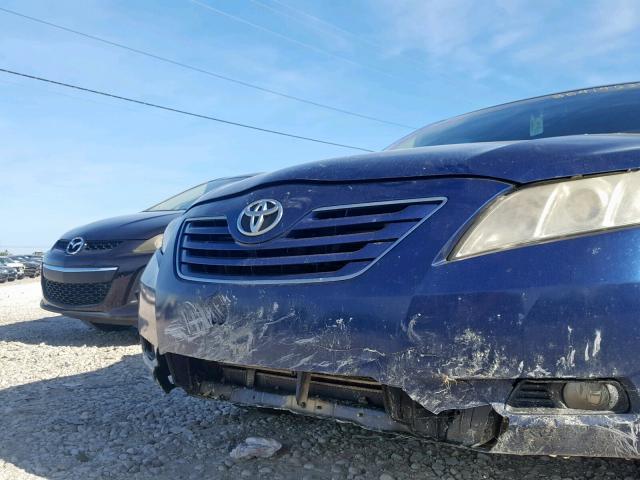 4T4BE46K59R067713 - 2009 TOYOTA CAMRY BASE BLUE photo 9