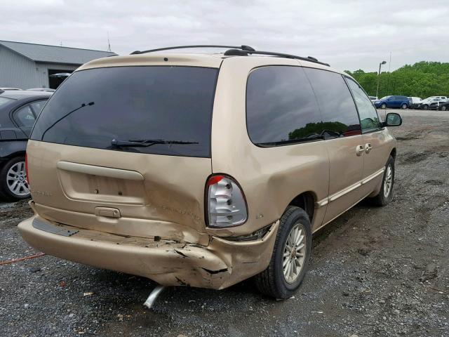 1C4GP44G7YB799493 - 2000 CHRYSLER TOWN & COU BEIGE photo 4