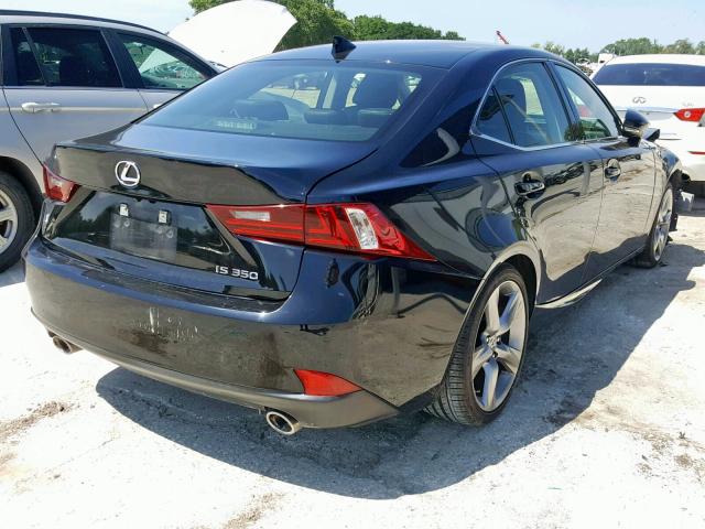 JTHBE1D24E5005447 - 2014 LEXUS IS 350 BLACK photo 4