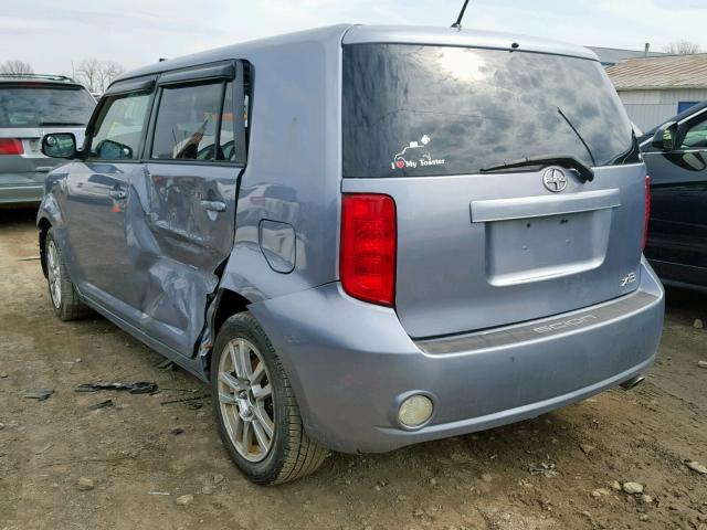 JTLKE50E391065424 - 2009 TOYOTA SCION XB ლურჯი ფოტო 3