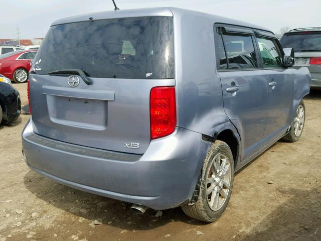 JTLKE50E391065424 - 2009 TOYOTA SCION XB ლურჯი ფოტო 4