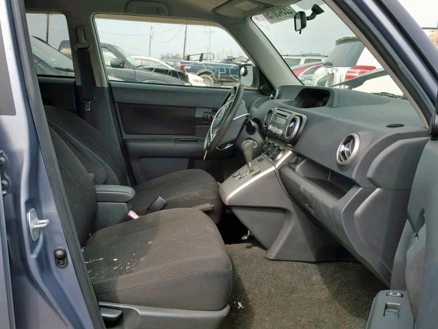 JTLKE50E391065424 - 2009 TOYOTA SCION XB ლურჯი ფოტო 5