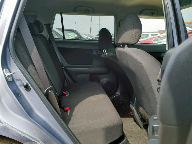 JTLKE50E391065424 - 2009 TOYOTA SCION XB ლურჯი ფოტო 6