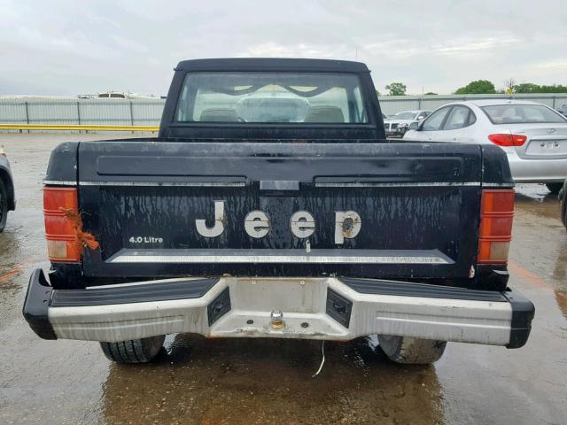 1JTMW6454JT111979 - 1988 JEEP COMANCHE E BLACK photo 9