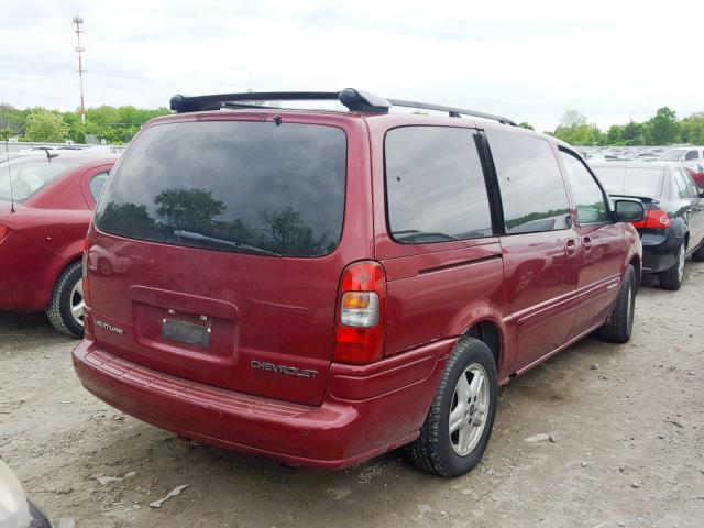 1GNDX13E04D267641 - 2004 CHEVROLET VENTURE LU MAROON photo 4