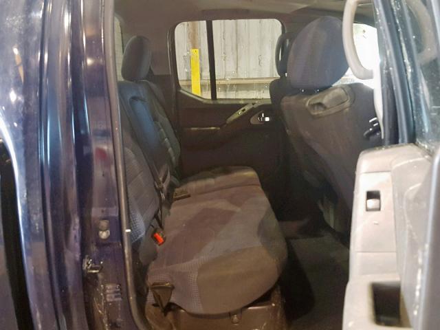 1N6AD07W07C422438 - 2007 NISSAN FRONTIER C BLUE photo 6