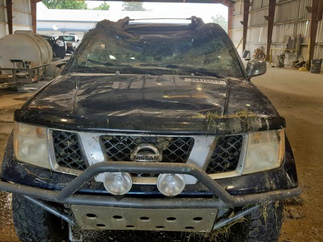 1N6AD07W07C422438 - 2007 NISSAN FRONTIER C BLUE photo 9