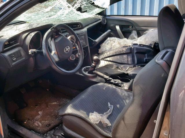 JTKJF5C77D3054899 - 2013 TOYOTA SCION TC ნაცრისფერი ფოტო 5