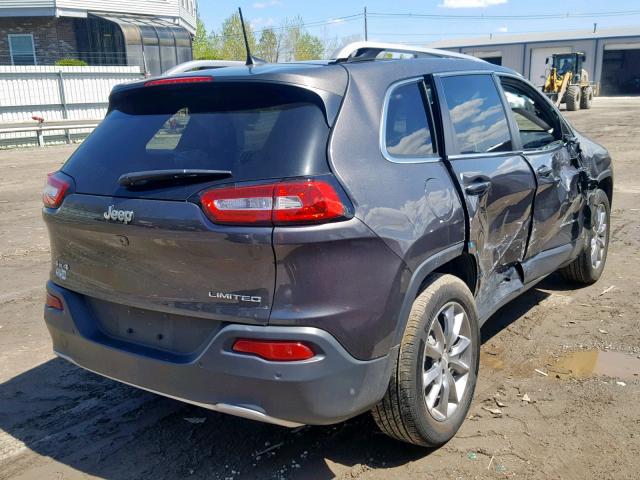 1C4PJMDB3JD509380 - 2018 JEEP CHEROKEE L GRAY photo 4