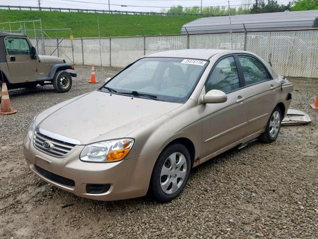 KNAFE121X75466892 - 2007 KIA SPECTRA EX TAN photo 2