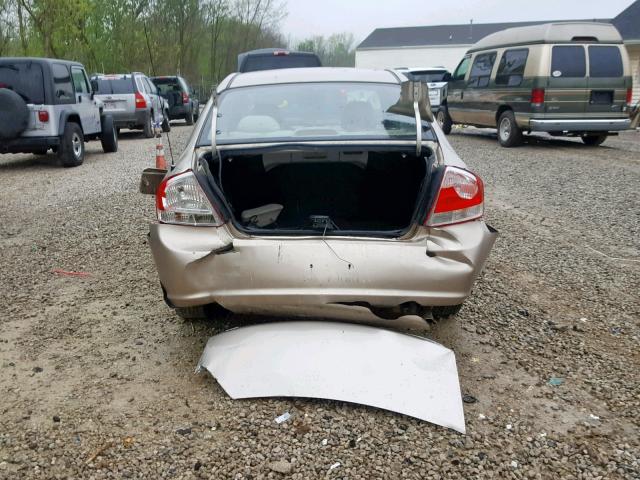 KNAFE121X75466892 - 2007 KIA SPECTRA EX TAN photo 9