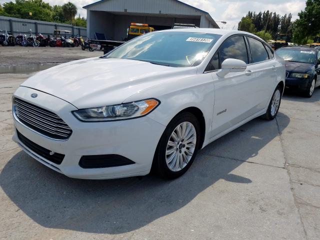 3FA6P0LU0ER204749 - 2014 FORD FUSION SE HYBRID  photo 2