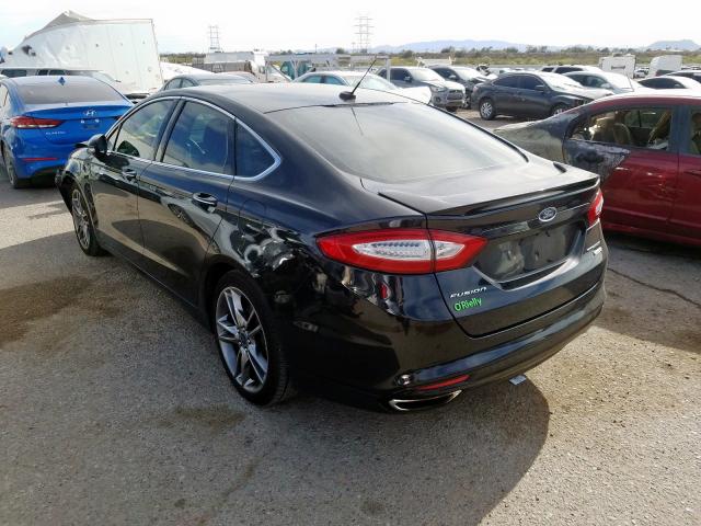 3FA6P0K9XDR339071 - 2013 FORD FUSION TITANIUM  photo 3