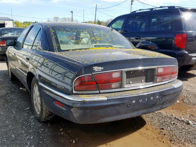 1G4CW54K114194855 - 2001 BUICK PARK AVENU BLUE photo 3