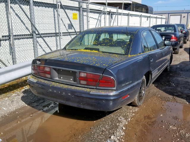 1G4CW54K114194855 - 2001 BUICK PARK AVENU BLUE photo 4