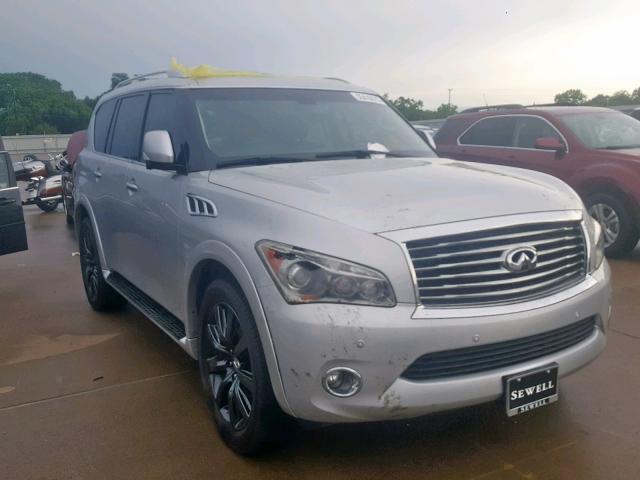 JN8AZ2NE3D9060046 - 2013 INFINITI QX56 SILVER photo 1