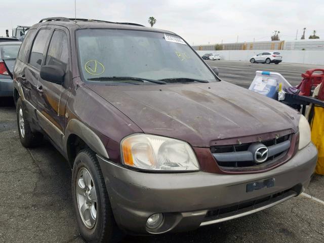 4F2CU09151KM25295 - 2001 MAZDA TRIBUTE LX BURGUNDY photo 1