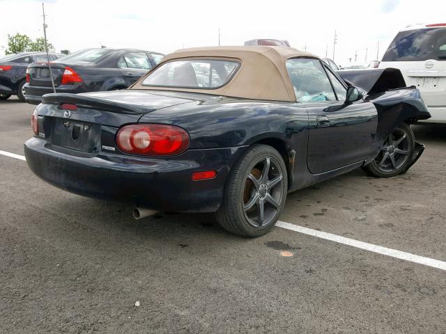 JM1NB353610207854 - 2001 MAZDA MX-5 MIATA BLACK photo 4