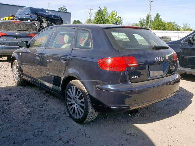 WAUNF78P38A080623 - 2008 AUDI A3 2.0 PRE BLUE photo 3