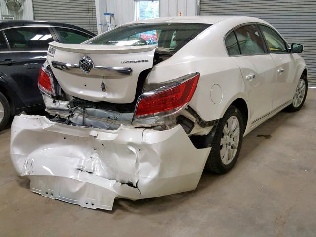 1G4GC5ER1DF254017 - 2013 BUICK LACROSSE WHITE photo 4