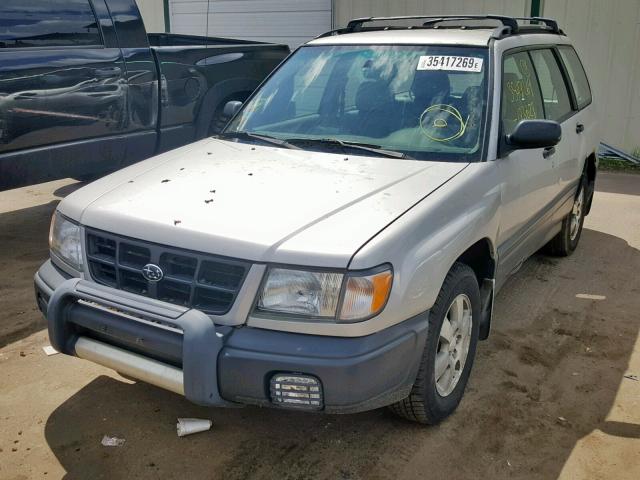 JF1SF6357YH718309 - 2000 SUBARU FORESTER L SILVER photo 2