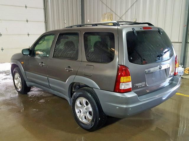 4F2YU09142KM22279 - 2002 MAZDA TRIBUTE LX GRAY photo 3