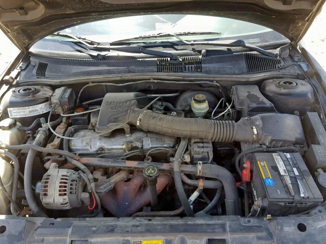 1G1JF5243Y7435168 - 2000 CHEVROLET CAVALIER L BLACK photo 7