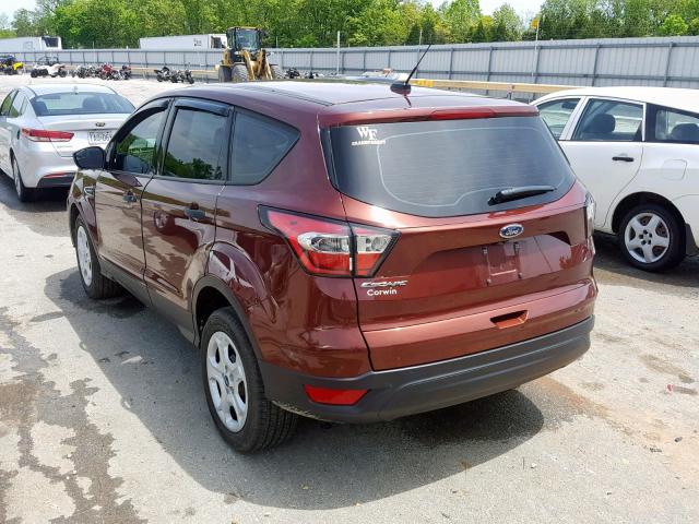 1FMCU0F77JUA42001 - 2018 FORD ESCAPE S BROWN photo 3