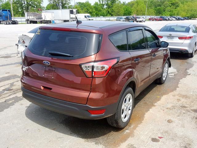 1FMCU0F77JUA42001 - 2018 FORD ESCAPE S BROWN photo 4