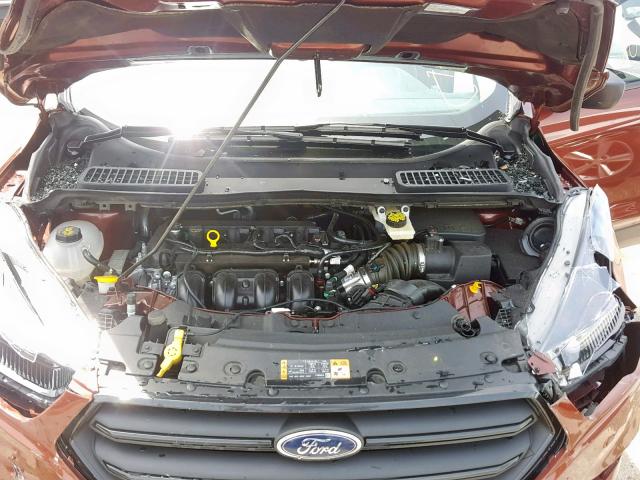 1FMCU0F77JUA42001 - 2018 FORD ESCAPE S BROWN photo 7