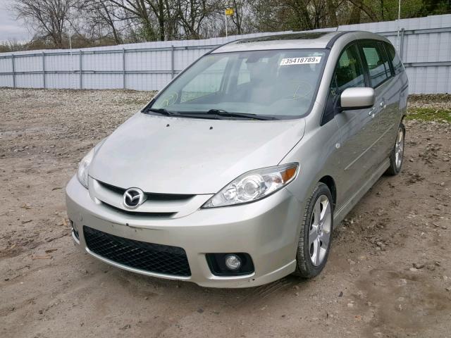 JM1CR293570135125 - 2007 MAZDA 5 SILVER photo 2