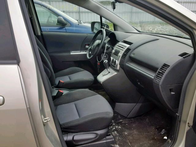 JM1CR293570135125 - 2007 MAZDA 5 SILVER photo 5