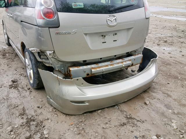 JM1CR293570135125 - 2007 MAZDA 5 SILVER photo 9