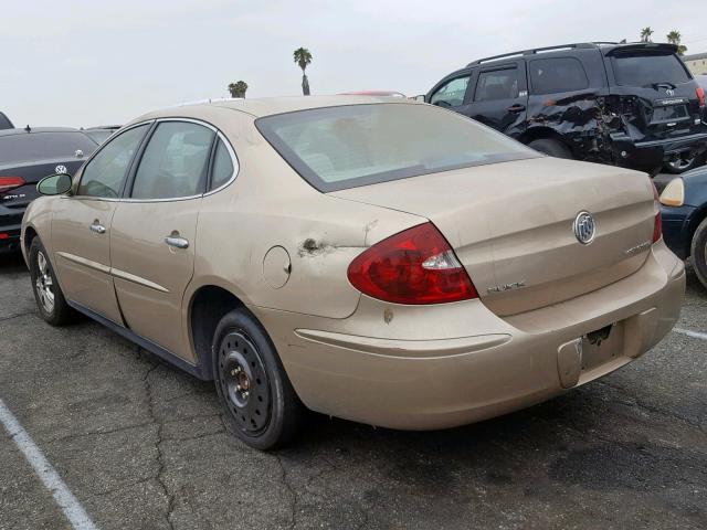 2G4WC532751252542 - 2005 BUICK LACROSSE C GOLD photo 3