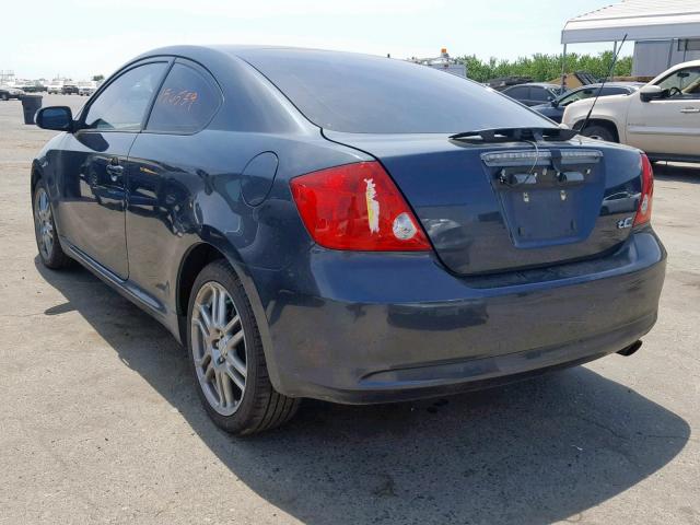 JTKDE167470212965 - 2007 TOYOTA SCION TC BLUE photo 3