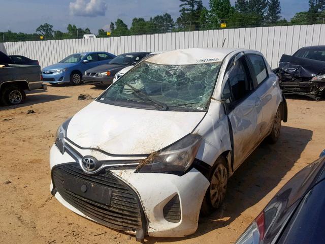 VNKKTUD34GA063867 - 2016 TOYOTA YARIS L WHITE photo 2