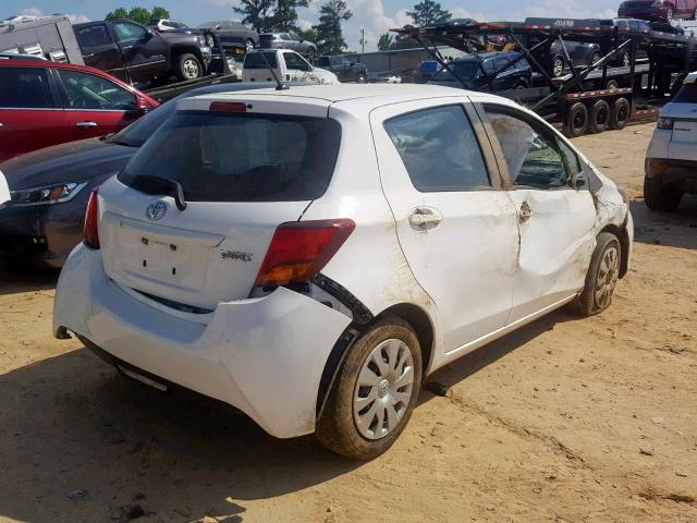 VNKKTUD34GA063867 - 2016 TOYOTA YARIS L WHITE photo 4