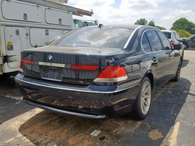 WBAGN63463DR15043 - 2003 BMW 745 LI BLACK photo 4