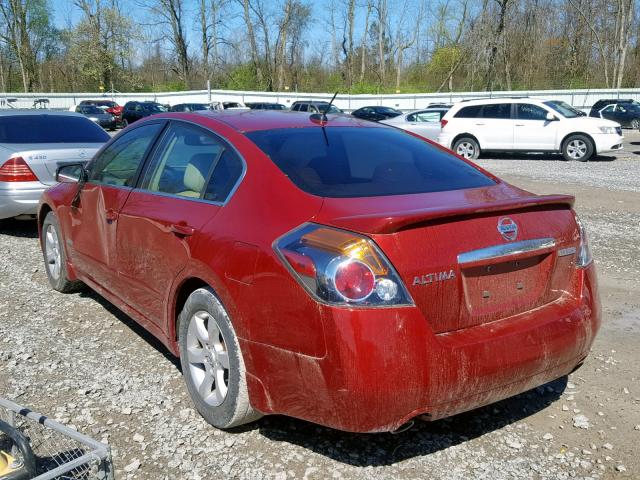 1N4CL21E18C240703 - 2008 NISSAN ALTIMA HYB RED photo 3