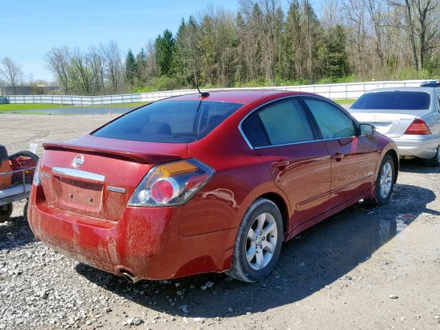 1N4CL21E18C240703 - 2008 NISSAN ALTIMA HYB RED photo 4