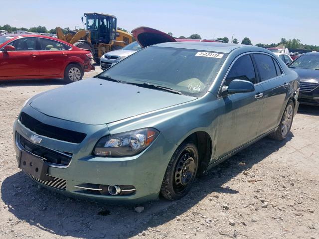 1G1ZK577494229880 - 2009 CHEVROLET MALIBU LTZ 青色 照片 2