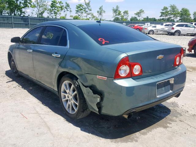 1G1ZK577494229880 - 2009 CHEVROLET MALIBU LTZ 青色 照片 3