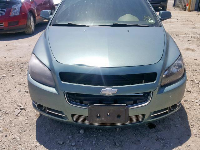 1G1ZK577494229880 - 2009 CHEVROLET MALIBU LTZ 青色 照片 9