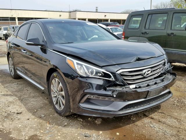 5NPE34AF3FH248262 - 2015 HYUNDAI SONATA SPO BLACK photo 1