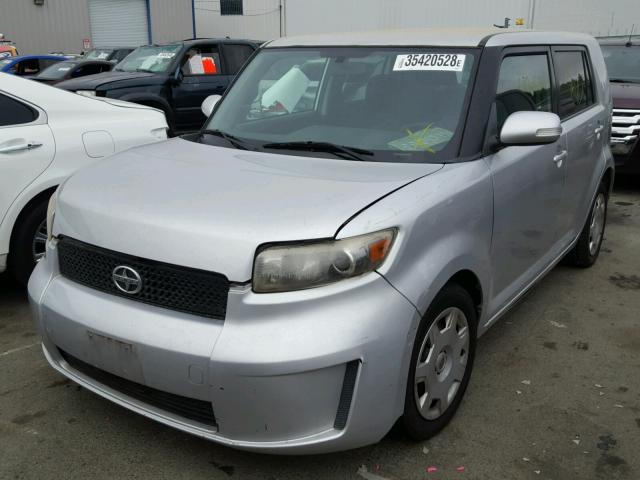 JTLKE50E581003778 - 2008 TOYOTA SCION SILVER photo 2