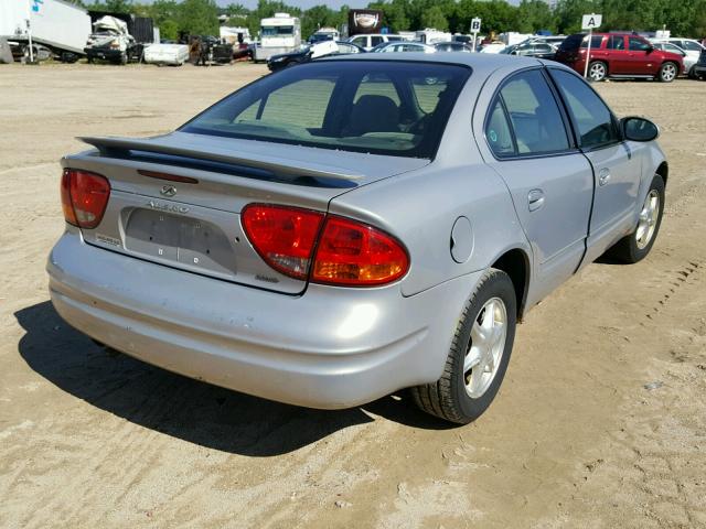 1G3NL52E3YC302752 - 2000 OLDSMOBILE ALERO GL SILVER photo 4