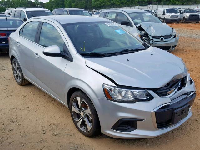 1G1JF5SB7J4104597 - 2018 CHEVROLET SONIC PREM SILVER photo 1