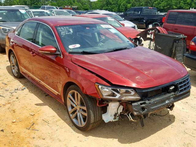 1VWDT7A38HC053160 - 2017 VOLKSWAGEN PASSAT R-L RED photo 1