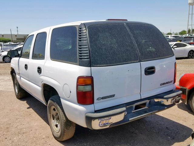 1GNEK13V5YJ158845 - 2000 CHEVROLET TAHOE K150 WHITE photo 3