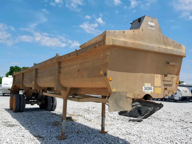 1L01C382611147424 - 2000 DUMP TRAILER BROWN photo 1